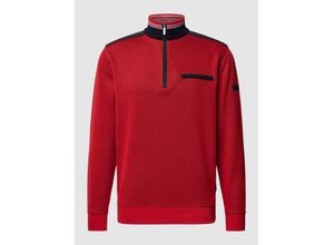 4065964449254 - Sweatshirt mit Troyer-Kragen