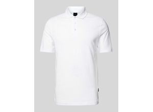 4065964560133 - Slim Fit Poloshirt im unifarbenen Design