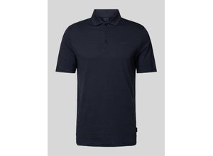 4065964560416 - Slim Fit Poloshirt im unifarbenen Design