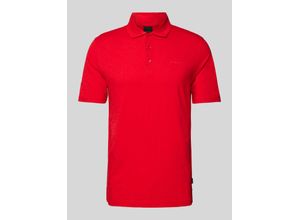 4065964560485 - Slim Fit Poloshirt im unifarbenen Design