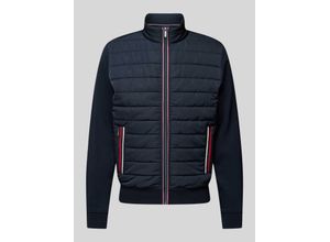 4065964668570 - Sweatjacke mit Kontraststreifen