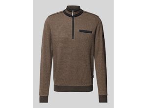 4065964721695 - Sweatshirt mit Stehkragen