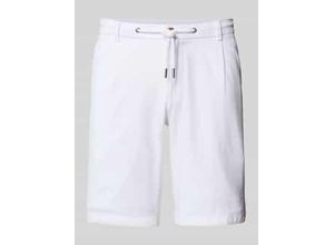 4065964766894 - Slim Fit Shorts aus Baumwoll-Leinen-Mix