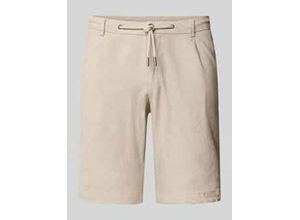 4065964767167 - Slim Fit Shorts aus Baumwoll-Leinen-Mix