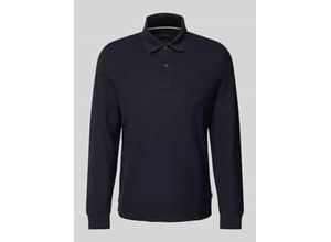 4065964793937 - Poloshirt mit Label-Stitching