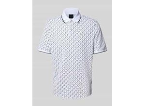 4065964940331 - Regular Fit Poloshirt im Allover-Look 4065964940331 - Regular Fit Poloshirt im Allover-Look