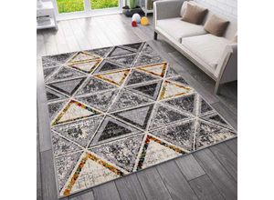 4065975000307 - Vimoda - Teppich Wohnzimmer Schlafzimmer Flur Teppich Geometrisches Muster in Bunt80x150 cm