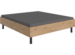 4065979038733 - Bett WIMEX Easy große Auswahl an Größen und Farben auch in Komforthöhe braun (artisan eiche schwarz) H46cm L210cm Betten ohne Kopfteil ideal unter Dachschrägen oder Fenster 4065979038733 - Bett WIMEX Easy große Auswahl an Größen und Farben auch in Komforthöhe braun (artisan eiche schwarz) H46cm L210cm Betten ohne Kopfteil ideal unter Dachschrägen oder Fenster