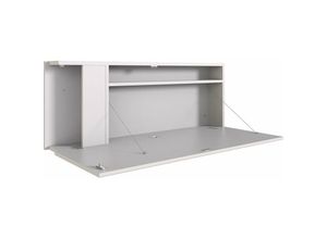 4065981001428 - Calicosy - Klappbarer Wand-Schreibtisch - L108 cm - Weiß