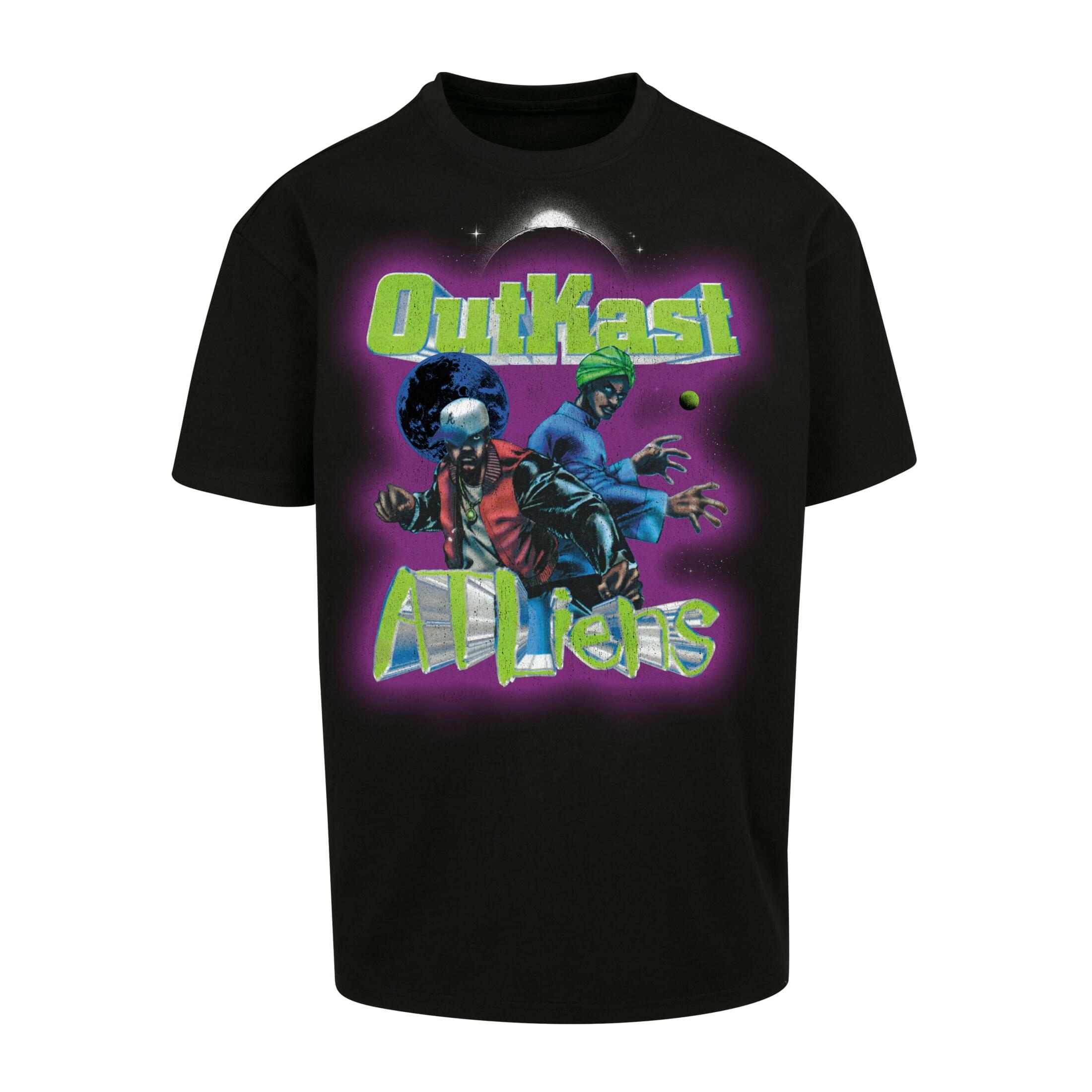 4066051114499 - T-Shirt Mister Tee Outkast Atliens Cover Oversize