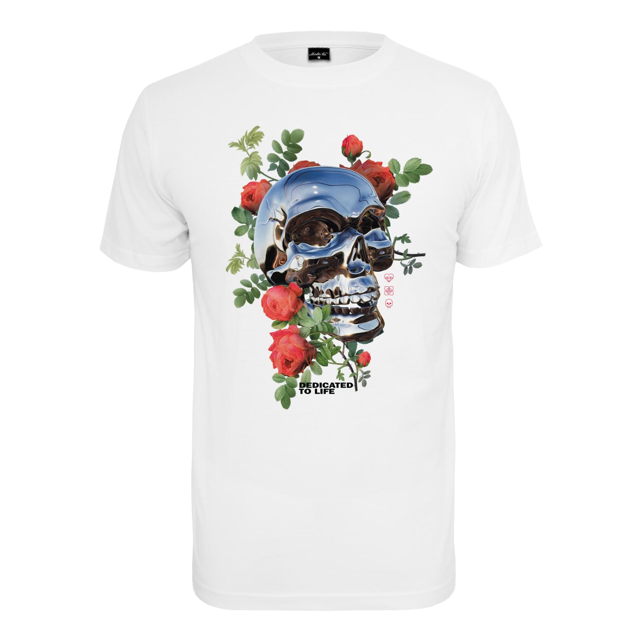 4066051336686 - T-Shirt Mister Tee Chrome Skull 4066051336686 - T-Shirt Mister Tee Chrome Skull