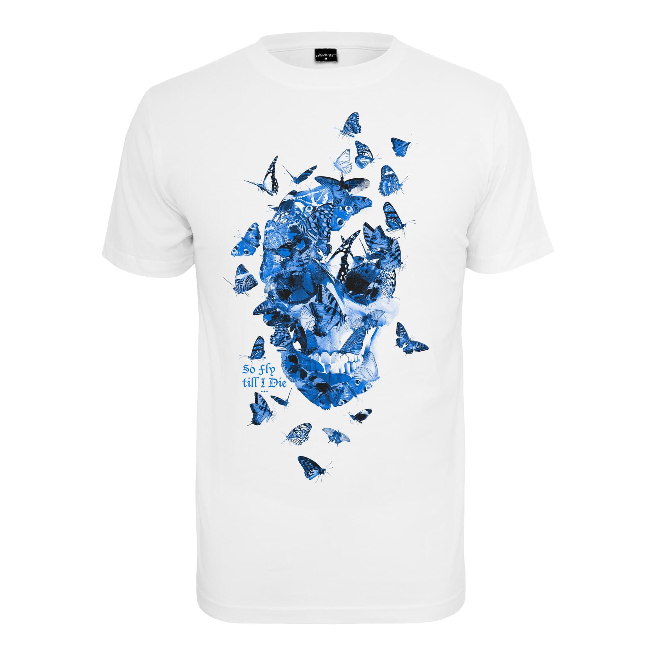 4066051365235 - T-Shirt Mister Tee Butterfly Skull