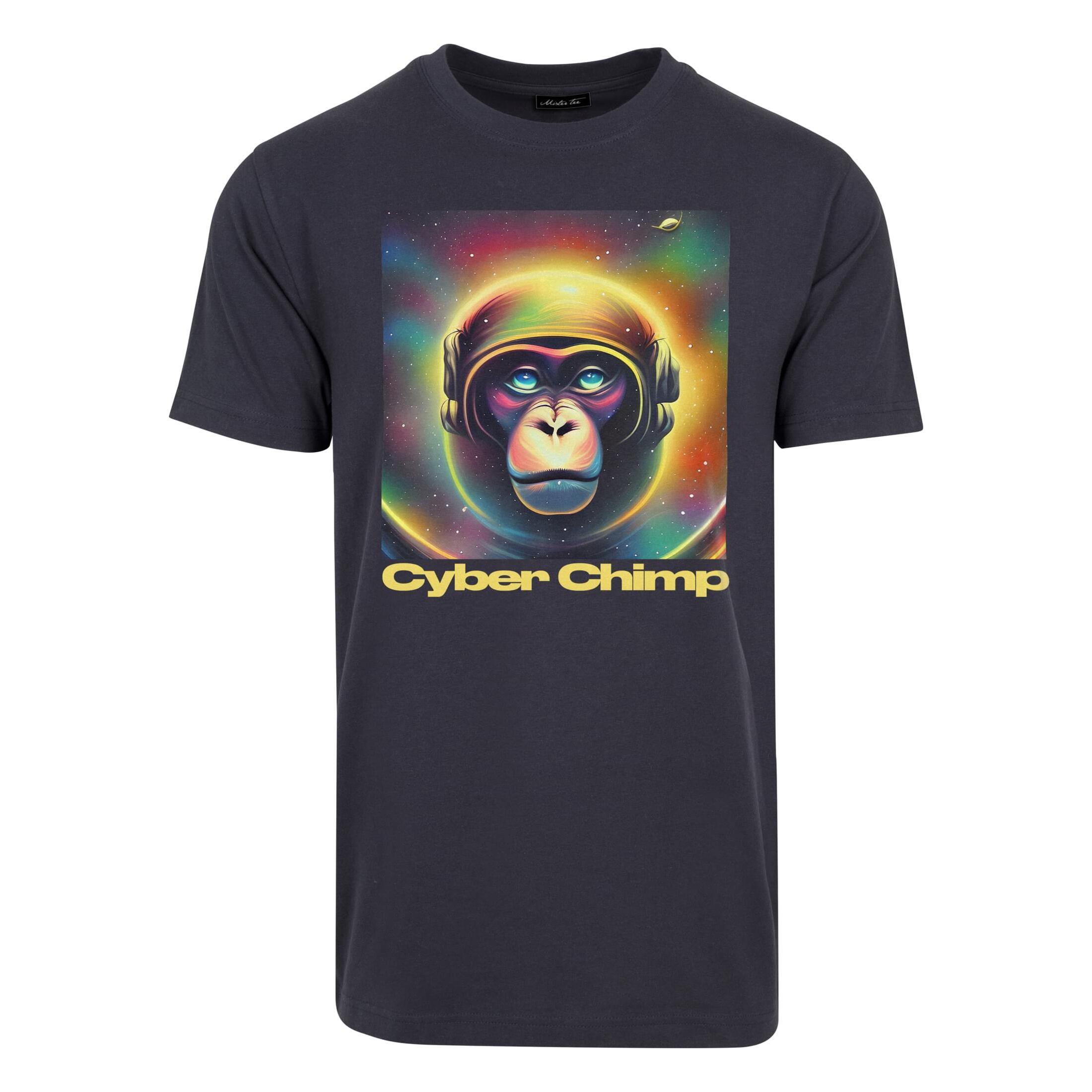 4066051366645 - T-Shirt Mister Tee Cyber Chimp