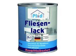 4066056000445 - Fliesenlack Größe 075l Farbe Weiß - Seidenglänzend - Weiß - Seidenglänzend - Plid