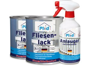 4066056002241 - Fliesenlack Größe 15l Farbe Cremeweiß - Glänzend - Cremeweiß - Glänzend - Plid