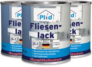 4066056002418 - Fliesenlack Größe 225l Farbe Anthrazitgrau -Glänzend - Anthrazitgrau -Glänzend - Plid