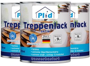 4066056002463 - Premium Treppenlack Treppensiegel Klarlack Farblos Seidenglänzend Farblos - Seidenglänzend