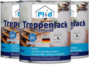 4066056002500 - Premium Treppenlack Treppensiegel Klarlack Farblos Seidenglänzend Farblos - Glänzend