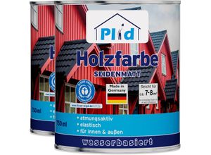 4066056002616 - PLID® Holzfarbe Größe 15l Farbe Silbergrau - Silbergrau