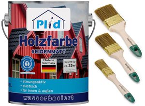 4066056002784 - Holzfarbe Größe 25l - Anstreichset Farbe Anthrazitgrau - Anthrazitgrau - Plid