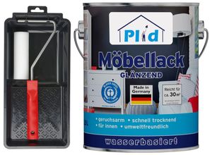 4066056003002 - Premium Möbellack Weisslack Türenlack Holzlack Lackierset Weiß - Glänzend