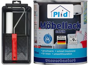 4066056003033 - Premium Möbellack Weisslack Türenlack Holzlack Lackierset Weiß - Seidenglänzend