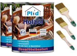 4066056003187 - Premium Holzöl Pflegeöl Holzschutz Imprägnieröl Pinsel Farblos