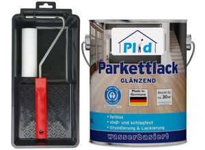 4066056004429 - Parkettlack Größe 25l - Anstreichset Farbe Farblos - Glänzend - Farblos - Glänzend - Plid