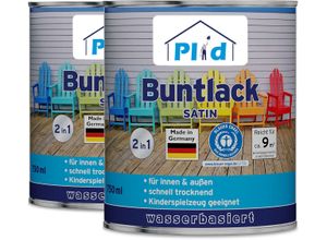 4066056005068 - Premium Buntlack Holzfarbe Türenlack Möbellack Silbergrau