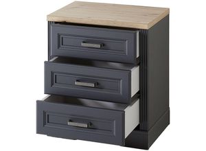 4066075005469 - Lomadox - Rollcontainer Arbeitszimmer JÜLICH-36 in Graphit mit Artisan Eiche Nb b h t ca 54 62 39 cm - grau 4066075005469 - Lomadox - Rollcontainer Arbeitszimmer JÜLICH-36 in Graphit mit Artisan Eiche Nb b h t ca 54 62 39 cm - grau