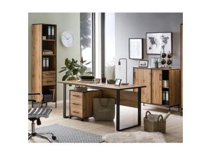 4066075021643 - Arbeitszimmer FALUN-80 in Eiche Landhaus Nb - braun