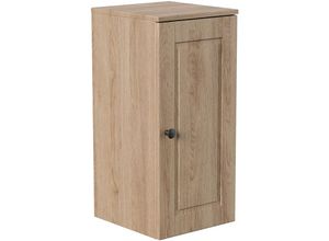 4066075022671 - Bad-Hängeschrank Eiche hell Nb COLOMA-02 im Landhausstil b h t ca 352 75 368 cm - braun