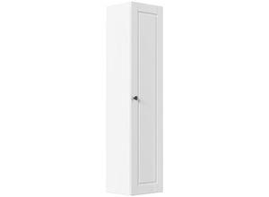 4066075022688 - Lomadox - Badezimmer Hochschrank weiß Hochglanz COLOMA-02 im Landhaus Design b h t ca 35 150 30 cm