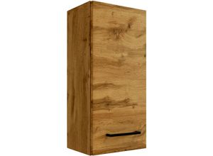 4066075025818 - Lomadox - Hängeschrank Badezimmer 30 cm breit MORISSON-03 in Wotan Eiche Nb b h t ca 30 64 20 cm - braun