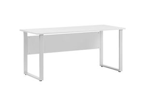 4066075036647 - Lomadox - Schreibtisch Büro META-80 in Licht grau b h t ca 160 732 75 cm - grau 4066075036647 - Lomadox - Schreibtisch Büro META-80 in Licht grau b h t ca 160 732 75 cm - grau