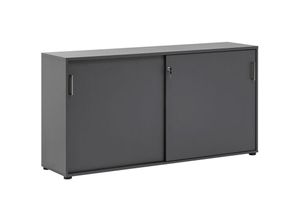 4066075036708 - Lomadox - Büro Aktenschrank abschließbar META-80 in anthrazit b h t ca 1602 842 41 cm - anthrazit