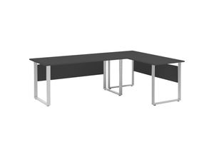 4066075037095 - Lomadox - Eckschreibtisch Büro META-80 in anthrazit b h t ca 235 732 160 cm - anthrazit