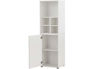 4066075041757 - Lomadox - Büro Aktenschrank mit Regal BRAGA-80 in weiß b h t ca 51 1672 41 cm - weiß