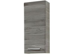 4066075042235 - Lomadox - Badezimmer Wandschrank QUIMPER-66 in Sangallo Grau quer Nb b h t ca 30 70 20 cm - grau