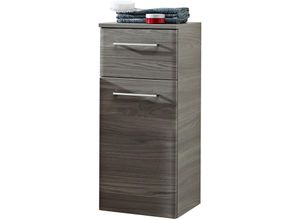 4066075043072 - Badezimmer Unterschrank QUIMPER-66 in Sangallo Grau quer Nb B H T ca 30 72 33 cm - grau