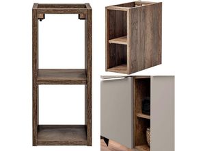 4066075046950 - Lomadox - Badezimmer Regal Unterschrank PUEBLA-56 in Vintage Oak Nb b h t ca 20 46 44 cm