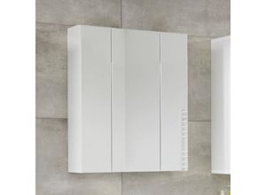 4066075050223 - Badezimmer Spiegelschrank in weiß MANACOR-19 B H T ca 60 74 18 cm - weiß