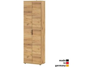 4066075055778 - Garderobenschrank RABAT-01 in Navarra Eiche Nb B H T ca 59 199 34 cm - braun