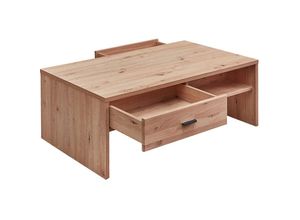 4066075066163 - Couchtisch STAVEN-36 in Old Artisan Oak Nb mit Absetzungen in schwarz matt b h t ca 110 40 65 cm - braun