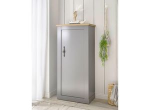 4066075071891 - Lomadox - Wohn- Esszimmer Kommode im Landhaus Stil in grau mit Artisan Eiche Nb CHATHAM-61 b h t ca 68 142 37 cm