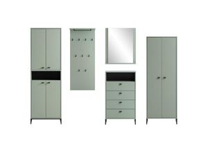 4066075072508 - Lomadox - Flur komplett Set JULBACH-80 in Pistazie b h t ca 2756 1855 3305 cm - grün