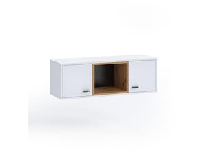 4066075078173 - Wandschrank Hängeschrank in weiß OSTUNI-132 B H T ca 105 35 33 cm - weiß