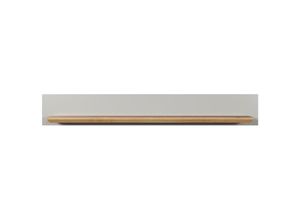 4066075078319 - Wohnzimmer Wandboard in lichtgrau mit Artisan Eiche Nb LICATA-19 b h t ca 153 22 22 cm - grau