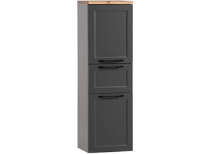 4066075081142 - Lomadox - Badmöbel Midischrank in dunkelgrau MARLING-03 b h t ca 40 130 35 cm - grau 4066075081142 - Lomadox - Badmöbel Midischrank in dunkelgrau MARLING-03 b h t ca 40 130 35 cm - grau