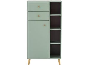 4066075088301 - Lomadox - Badmöbel Midi-Schrank BELFORT-80 in mint b h t ca 602 1134 331 cm - grün